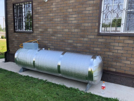 Монтаж газгольдера Спецгаз 2200 л в Апрелевке