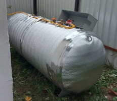 Монтаж газгольдера Спецгаз 1400 л в Апрелевке