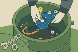 Экстренное обслуживание газгольдера Обслуживание и ремонт газгольдера